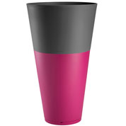 Pot Tokyo - Fuchsia / Anthracite - D.50 H.80 cm